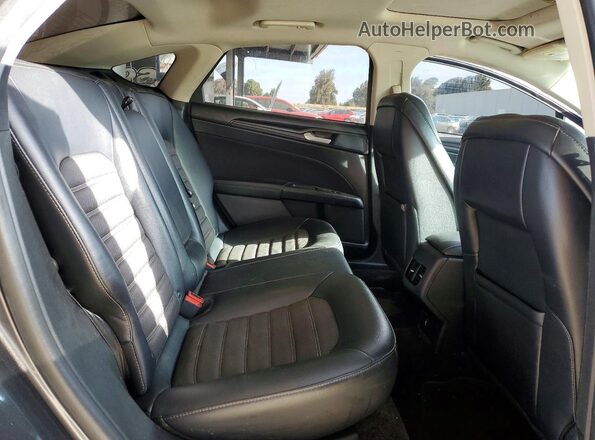 3FA6P0LU1JR128517 2018 FORD FUSION Gray Rear seats view