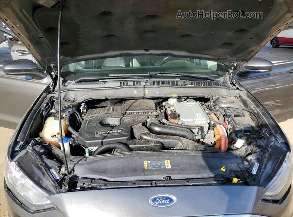 3FA6P0LU1JR128517 2018 FORD FUSION Gray Rear interior view