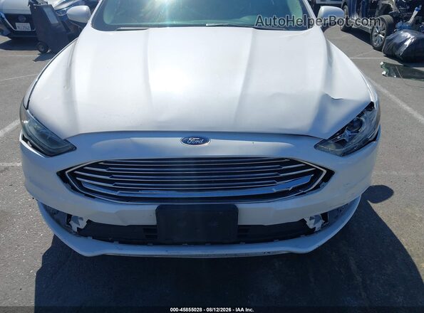 3FA6P0LU1JR140781 2018 FORD FUSION HYBRID White Вид спереду