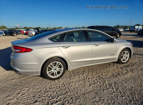 3FA6P0LU1JR200896 2018 FORD FUSION Silver უკანა მარჯვენა