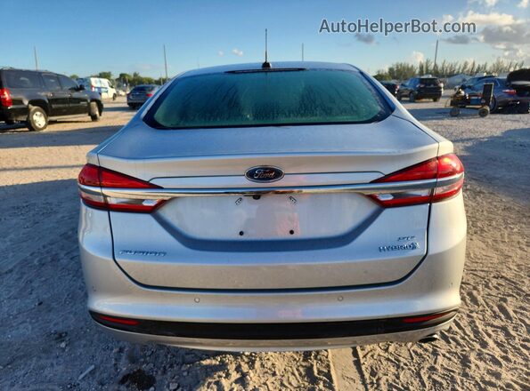 3FA6P0LU1JR200896 2018 FORD FUSION Silver უკანა ხედი