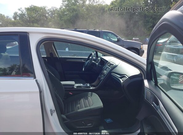 3FA6P0LU1JR209355 2018 FORD FUSION HYBRID White Vista interior delantera