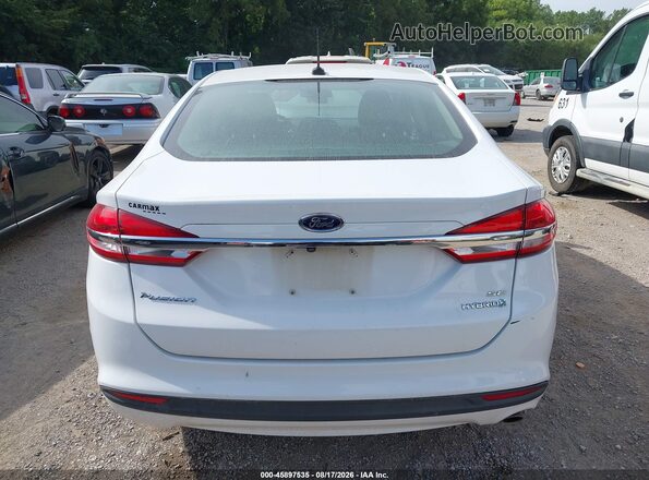 3FA6P0LU1JR209355 2018 FORD FUSION HYBRID White 