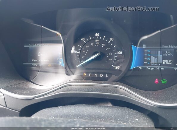 3FA6P0LU1JR261603 2018 FORD FUSION HYBRID Blue Հետևի նստատեղերի տեսք