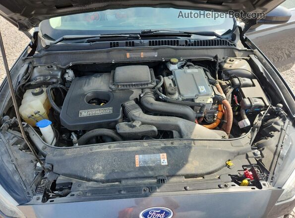 3FA6P0LU1JR286534 2018 FORD FUSION Charcoal Вид задньої частини салону