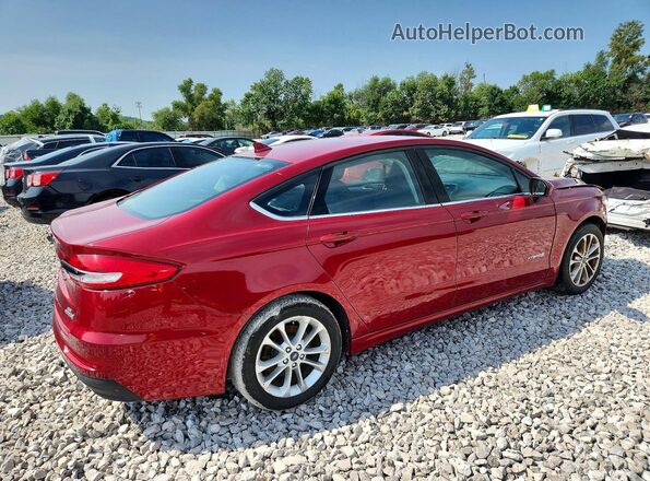 3FA6P0LU1KR147571 2019 FORD FUSION Красный Задняя правая четверть