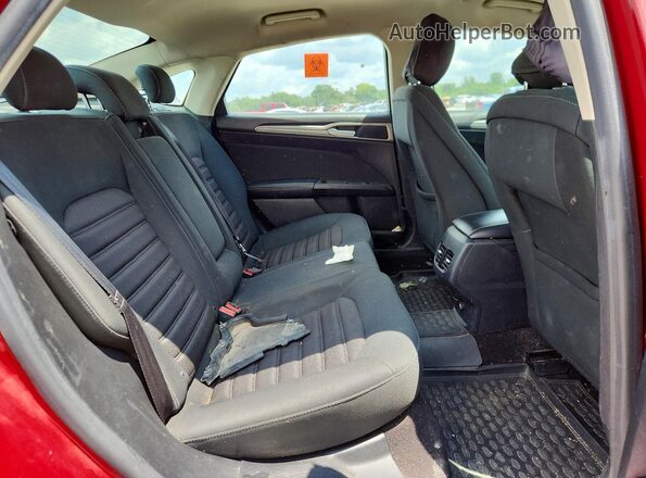 3FA6P0LU1KR147571 2019 FORD FUSION Красный Вид задних сидений