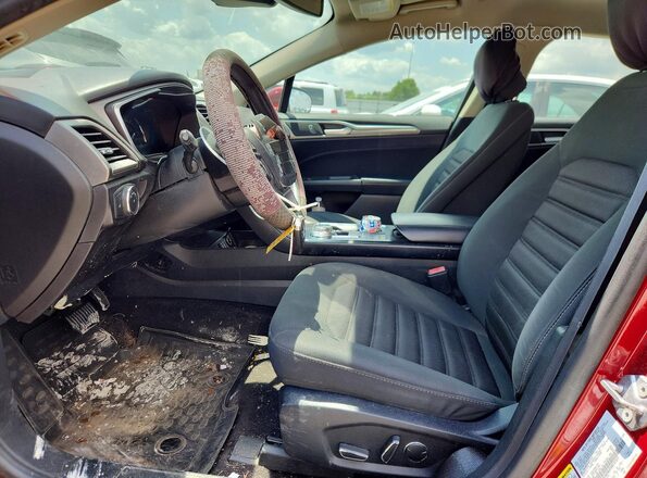 3FA6P0LU1KR147571 2019 FORD FUSION Красный Вид салона спереди