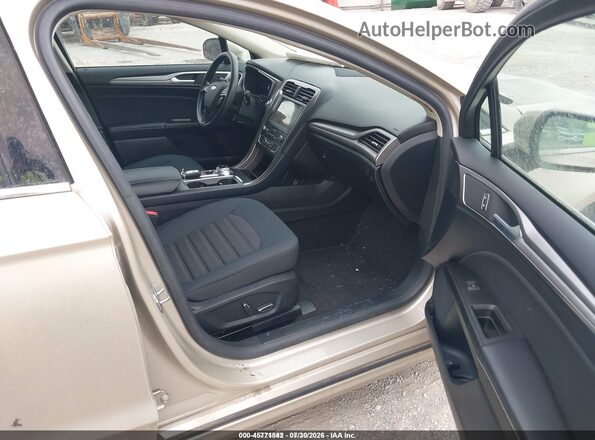3FA6P0LU1KR149529 2019 FORD FUSION HYBRID Gold Widok wnętrza z przodu