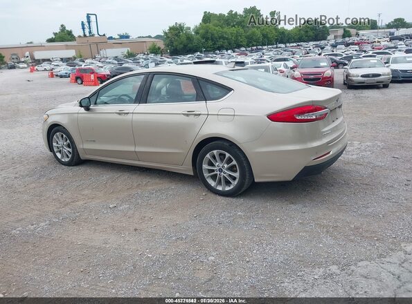 3FA6P0LU1KR149529 2019 FORD FUSION HYBRID Gold Tył lewy