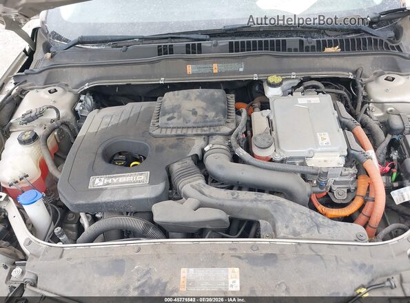 3FA6P0LU1KR149529 2019 FORD FUSION HYBRID Gold Widok z tyłu