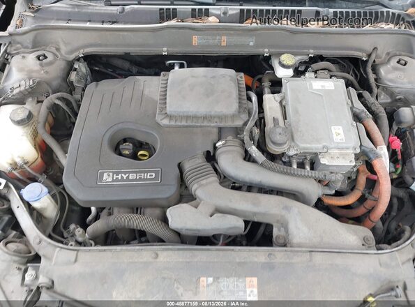 3FA6P0LU1KR200138 2019 FORD FUSION HYBRID Gray Вид ззаду