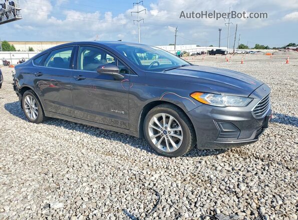 3FA6P0LU1KR226366 2019 FORD FUSION Gray Передня права чверть