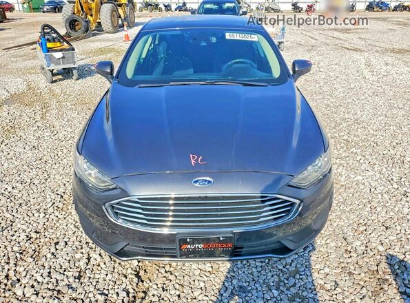 3FA6P0LU1KR226366 2019 FORD FUSION Gray Вид спереду