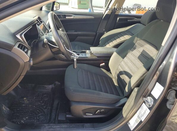 3FA6P0LU1KR226366 2019 FORD FUSION Gray Вид салону спереду