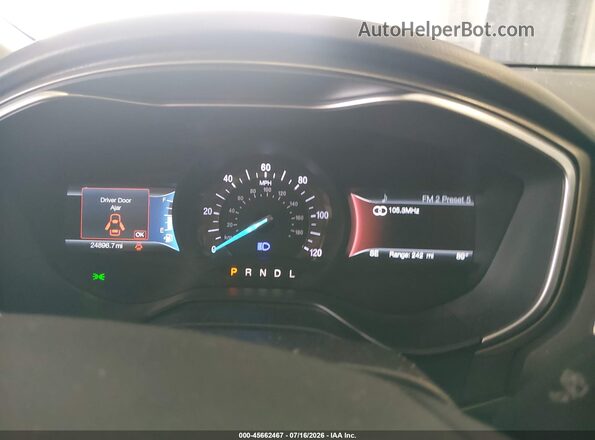 3FA6P0LU1KR274644 2019 FORD FUSION HYBRID White Widok z przodu