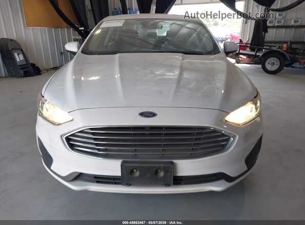 3FA6P0LU1KR274644 2019 FORD FUSION HYBRID White Widok deski rozdzielczej