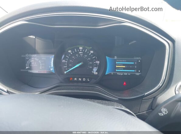 3FA6P0LU1LR264889 2020 FORD FUSION Silver Вид задніх сидінь