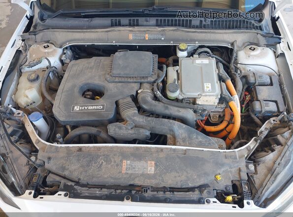 3FA6P0LU1LR265332 2020 FORD FUSION White Вид ззаду