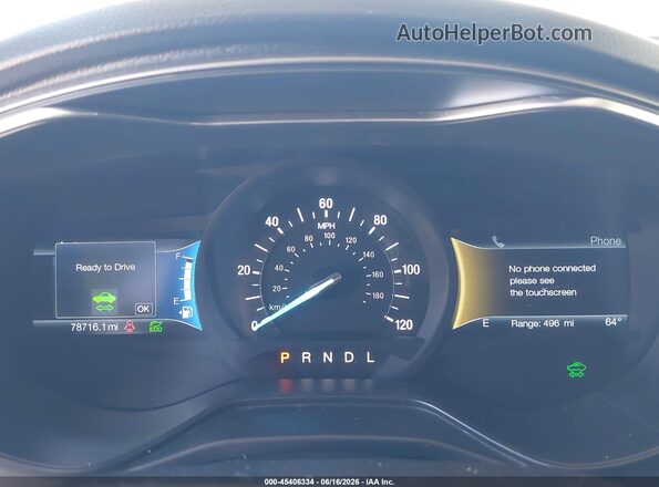 3FA6P0LU1LR265332 2020 FORD FUSION White Вид задніх сидінь