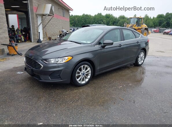 3FA6P0LU1LR265377 2020 FORD FUSION Серый Передняя левая четверть