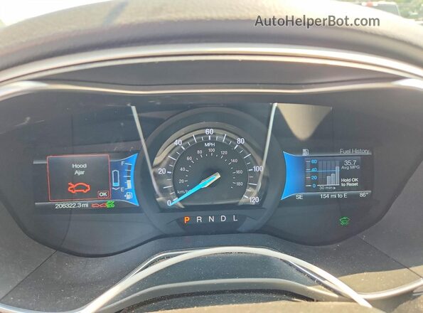 3FA6P0LU2GR176617 2016 FORD FUSION White Սարքավորումների վահանակի տեսք