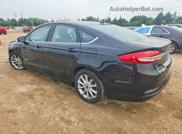 3FA6P0LU2HR310091 2017 FORD FUSION Черный Задняя левая четверть