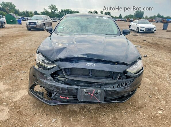 3FA6P0LU2HR310091 2017 FORD FUSION Черный Вид спереди