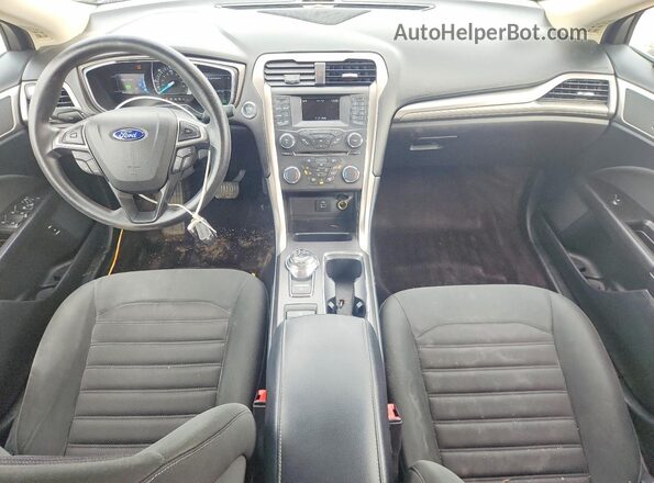 3FA6P0LU2HR310091 2017 FORD FUSION Черный Вид панели приборов