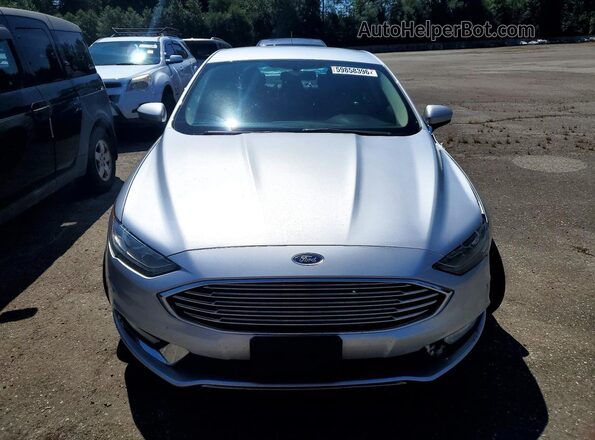 3FA6P0LU2JR102198 2018 FORD FUSION Silver Widok z przodu