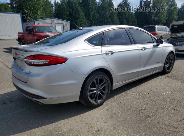 3FA6P0LU2JR102198 2018 FORD FUSION Silver Tył prawy