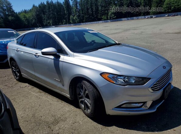 3FA6P0LU2JR102198 2018 FORD FUSION Silver Przód prawy