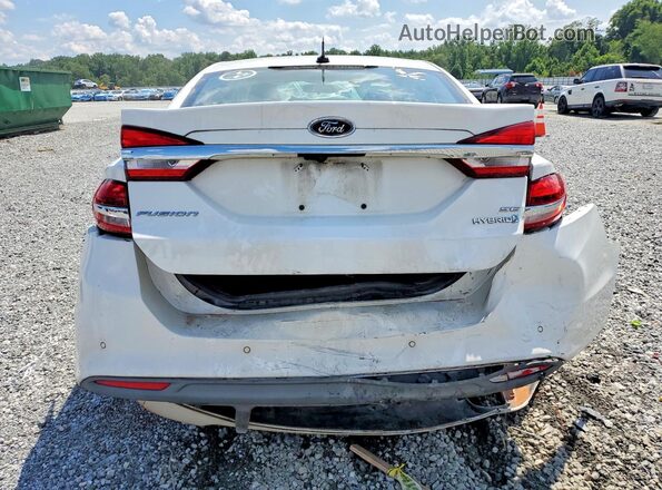 3FA6P0LU2JR110429 2018 FORD FUSION White Widok z tyłu