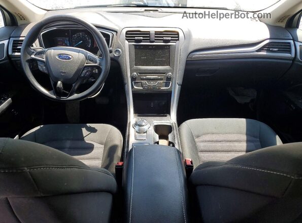 3FA6P0LU2JR110429 2018 FORD FUSION White Widok deski rozdzielczej