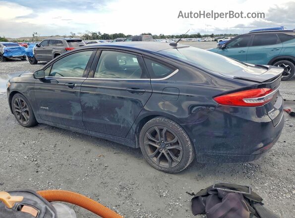 3FA6P0LU2JR162031 2018 FORD FUSION Black Հետևի ձախ