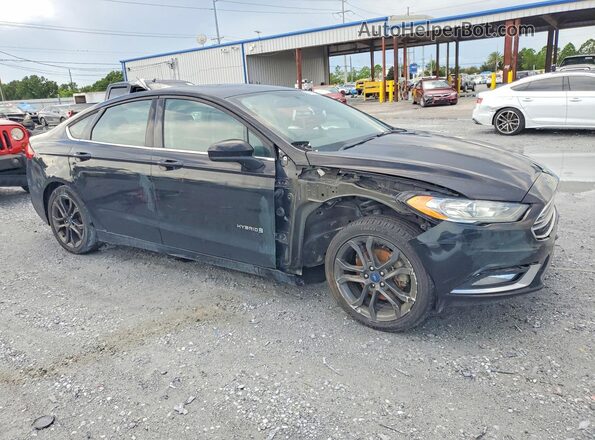 3FA6P0LU2JR162031 2018 FORD FUSION Black Առջևի աջ