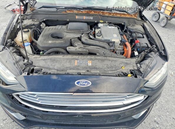 3FA6P0LU2JR162031 2018 FORD FUSION Black Սալոնի հետևի տեսք