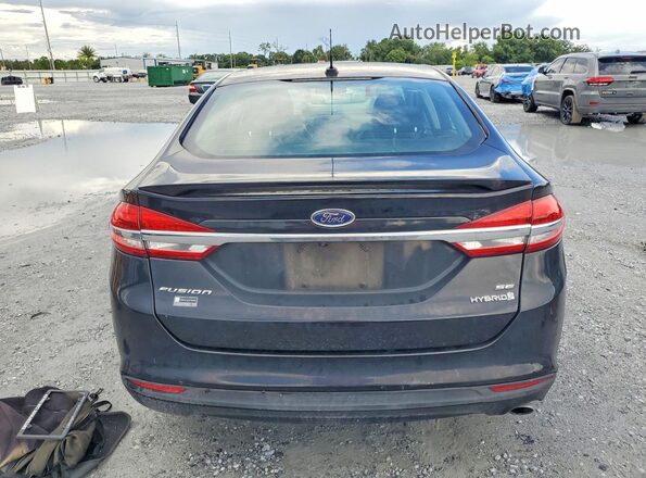 3FA6P0LU2JR162031 2018 FORD FUSION Black Հետևի տեսք