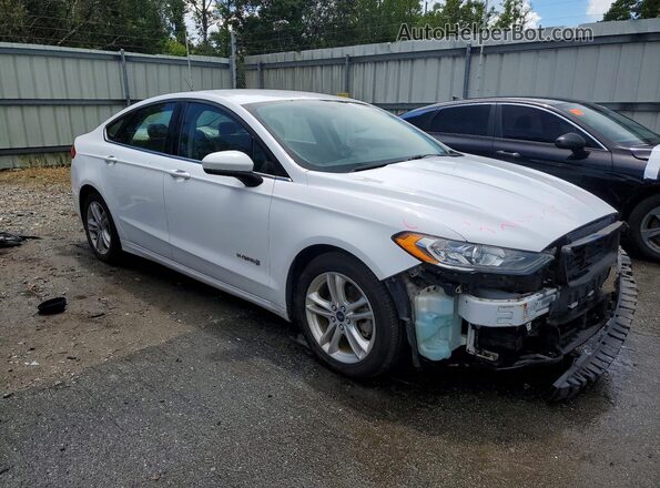 3FA6P0LU2JR172199 2018 FORD FUSION White Передня права чверть