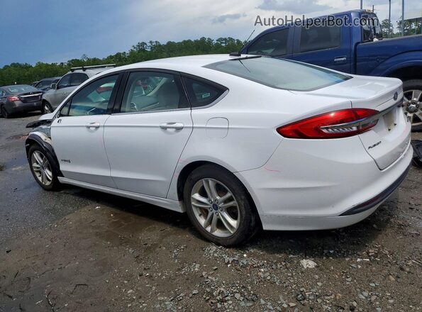 3FA6P0LU2JR172199 2018 FORD FUSION White Задня ліва чверть