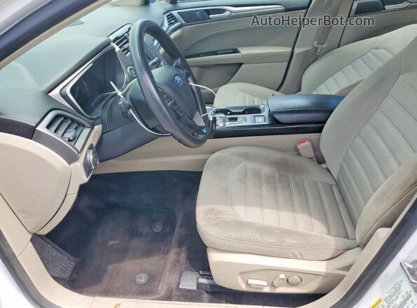 3FA6P0LU2JR172199 2018 FORD FUSION White Вид салону спереду