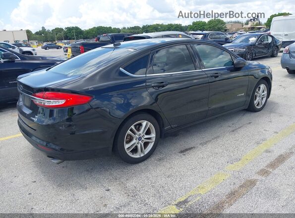 3FA6P0LU2JR210529 2018 FORD FUSION Black Հետևի աջ
