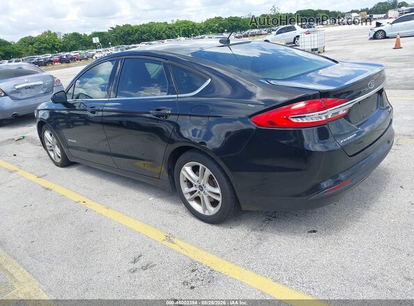 3FA6P0LU2JR210529 2018 FORD FUSION Black Հետևի ձախ