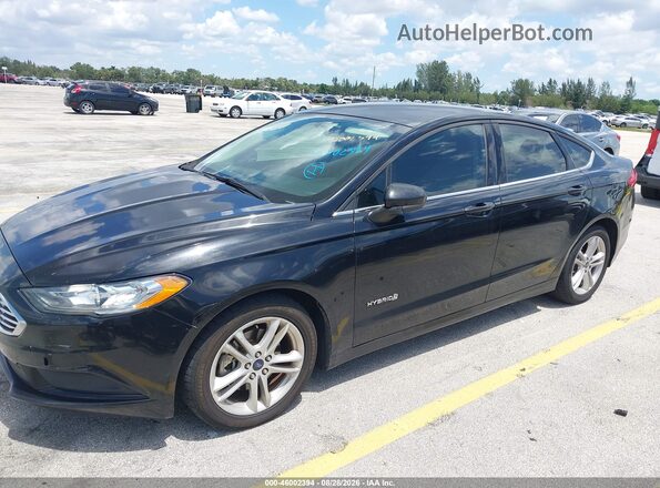 3FA6P0LU2JR210529 2018 FORD FUSION Black 