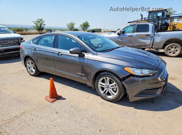 3FA6P0LU2JR257124 2018 FORD FUSION Gray წინა მარჯვენა