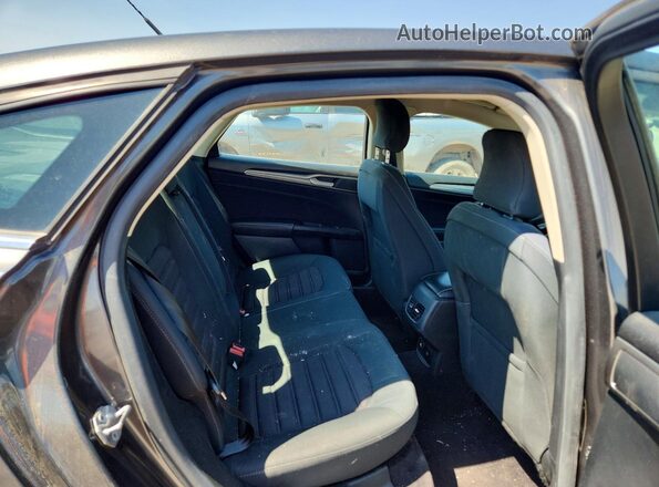 3FA6P0LU2JR257124 2018 FORD FUSION Gray უკანა სავარძლების ხედი
