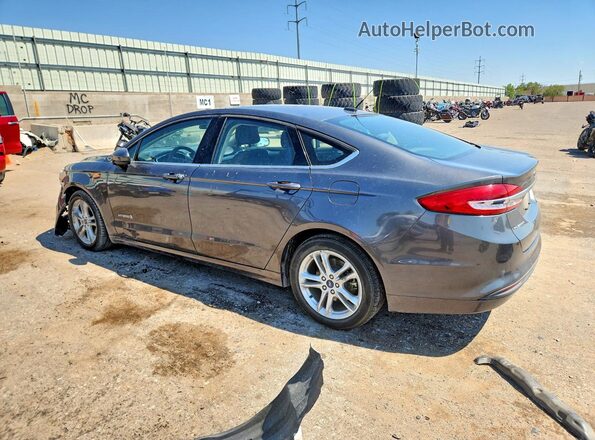 3FA6P0LU2JR257124 2018 FORD FUSION Gray უკანა მარცხენა