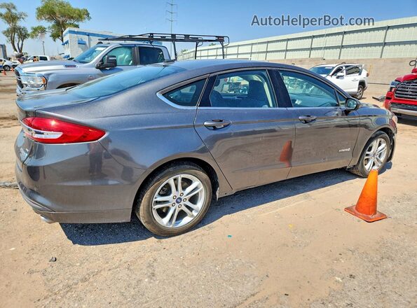 3FA6P0LU2JR257124 2018 FORD FUSION Gray უკანა მარჯვენა