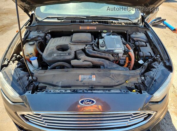 3FA6P0LU2JR257124 2018 FORD FUSION Gray უკანა სალონის ხედი