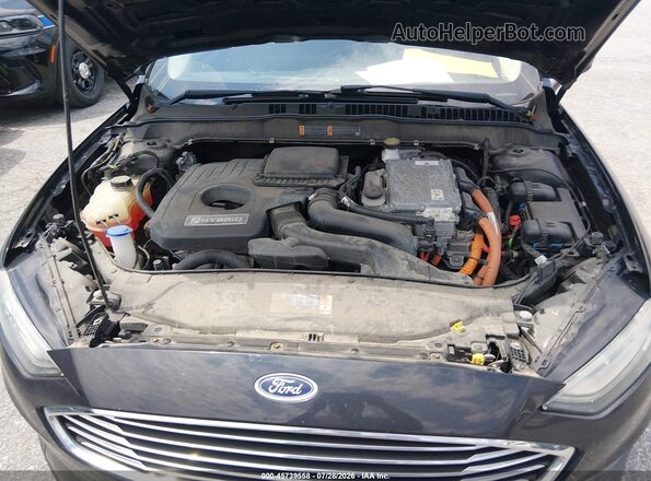 3FA6P0LU2KR100422 2019 FORD FUSION HYBRID Black Vista trasera